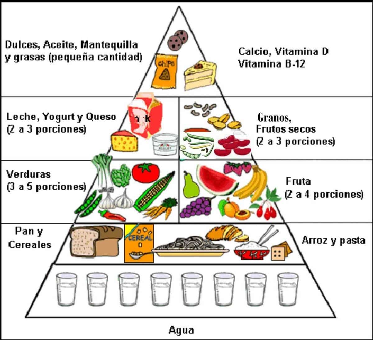 Piramide nutricional veganos