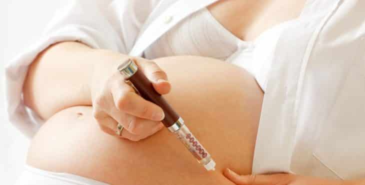 Embarazada control glucosa diabetes gestacional