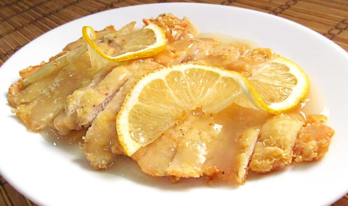 Receta del pollo al limón chino