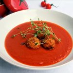 sopa de tomate complementos