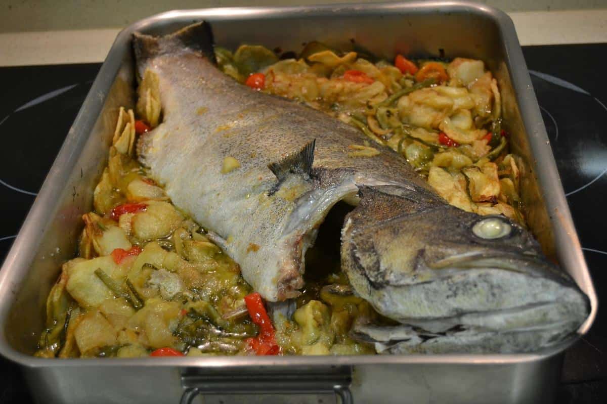 Receta de pescado al horno