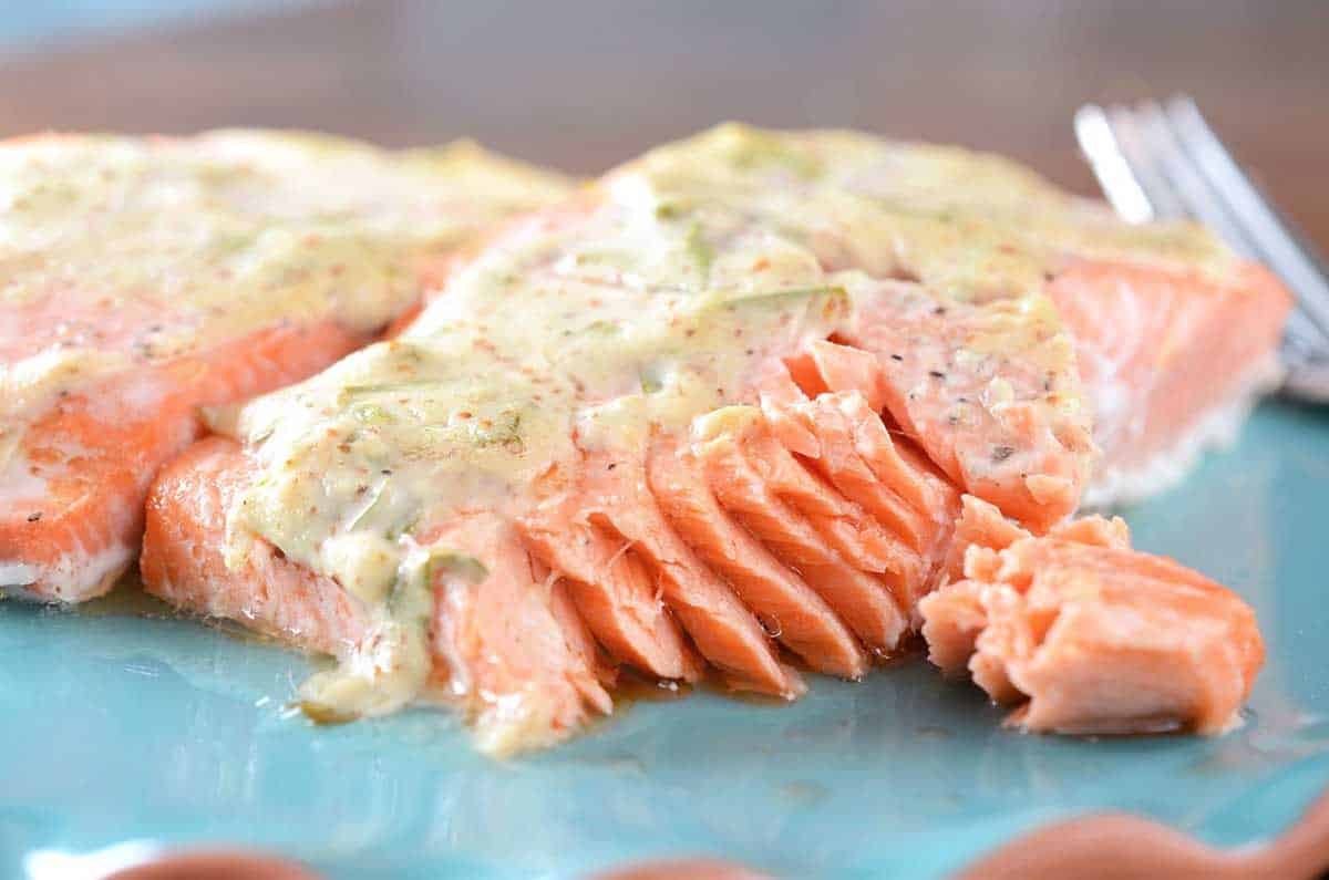salsa para salmon