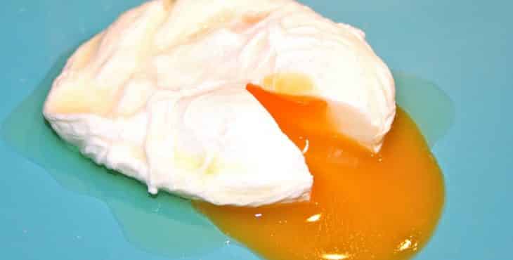 Tiempo de cocción del huevo escalfado