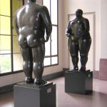 Esculturas de personas obesas en el museo_de_Antioquia-Medellin