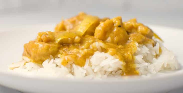 receta de pollo al curry
