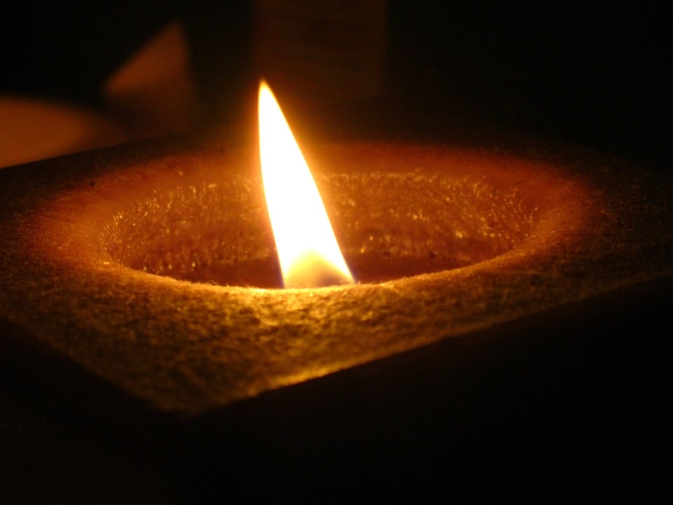 Ritual con velas para alejar la mala energía