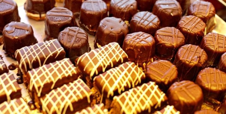Dulces a base de chocolate