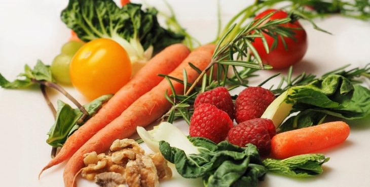 Frutas y vegetales para una alimentacion sana