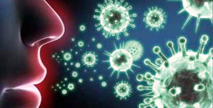 Las microgotas de Flügge son portadoras de grandes cantidades de particulas virales que son infectivas para las personas. 