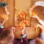 niños pizza