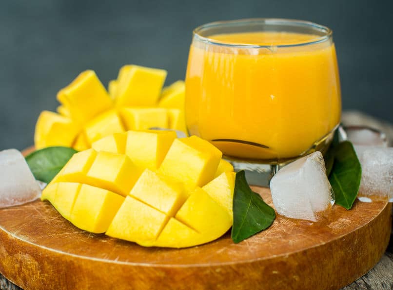 Sorbete de mango, una exquisita y nutritiva bebida con pocas calorías