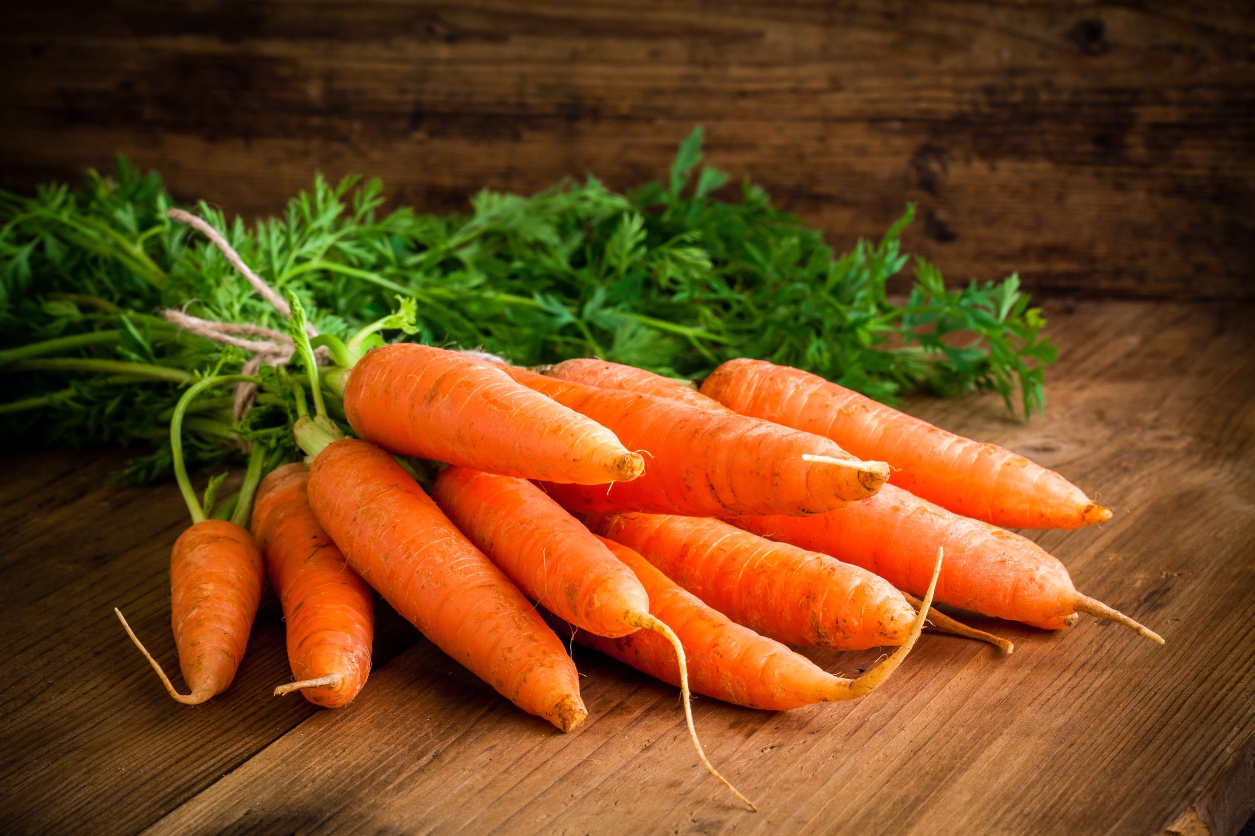 Ingredientes de las recetas con zanahoria
