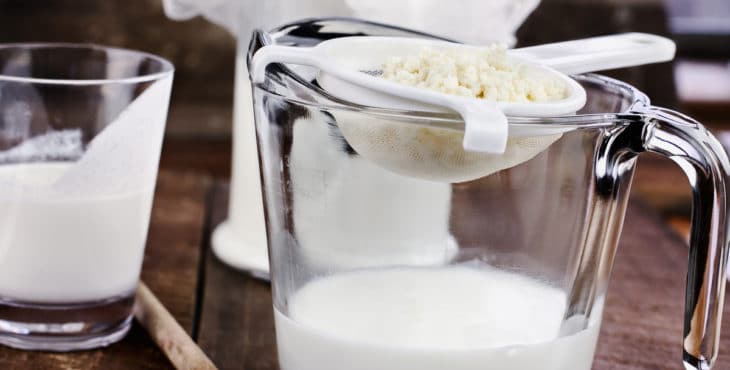 Kéfir lácteo preparado en el hogar