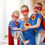 familia superheroe