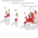 5-Localización geográfica de garrapatas en España